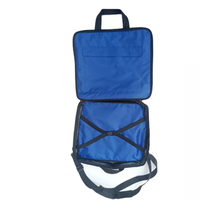 Quality Lightweight Genuine <b>Leather</b> Duffel Travel <b>Bag</b> with Zipper Closure <b>Soft</b> Case Polyester Lining for Masonic Apron Holder - Product Image 2