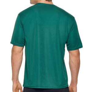 Camiseta informal con estampado de diseño personalizado de alta calidad para hombre, camisetas serigrafiadas hechas en Bangladesh con algodón sólido de punto - Product Image 4