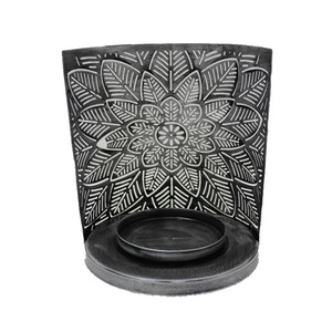 Home Decorative Metal <b>Tealight</b> <b>Holder</b> Black Color For Home Wedding Christmas Tabletop Lighting Decor Handmade Bulk - Product Image 2