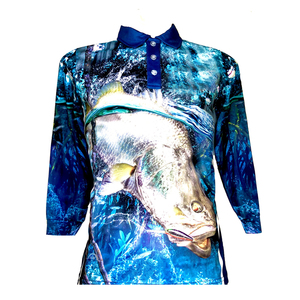 2025 entièrement personnalisé col tournant manches côtelées séchage rapide respirant imperméable UPF 50 + chemise de pêche légère - Product Image 1