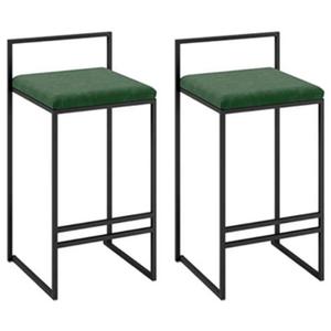 Chaise en métal durable avec dos croisé pour ajouter du charme aux salles à manger rustiques ou à thème vintage - Product Image 1