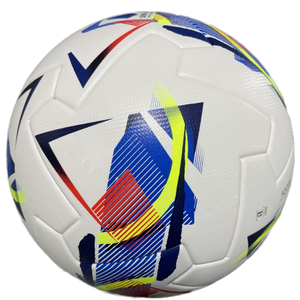 Ballon de football d'intérieur en cuir PU de haute qualité, compétition d'entraînement professionnel, divertissement avec logo personnalisé, nouveau style de football - Product Image 5