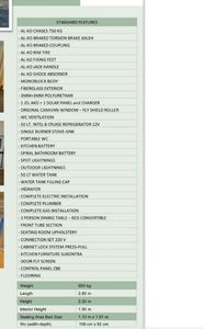 Remolque clásico asequible en forma de lágrima listo para exportar, remolques terrestres ligeros todoterreno, Mini remolque en forma de lágrima pequeño Camper - Product Image 2