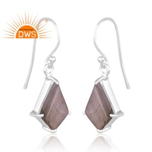 Pendientes colgantes de piedras preciosas de labradorita Natural de plata de ley fina de último diseño, joyería personalizada para mujer, regalo para ella - Product Image 4