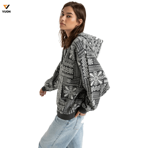 Vente chaude 500g All Over Sublimation Sweat À Capuche Logo Personnalisé Brodé Épaississement Polaire Épaule Pull Hoodies - Product Image 3