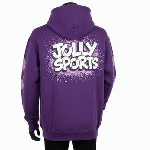 Sudadera con Capucha para Hombre, Tejido Grueso de 380 GSM, Mezcla de Algodón Suave, Felpa, Lavado Ácido Morado, Logotipo Personalizado, Sudadera Básica - Product Image 5