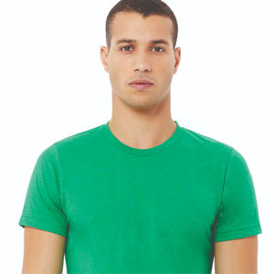 2025 alta calidad OEM personalizado Unisex Heather Kelly Camiseta de manga corta verano 100% algodón camisetas de hombre - Product Image 4