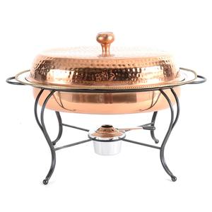 Restaurants Kitchen Tabletop <b>Food</b> Supplies Brass Chafing Dish 1 Qt Fuel-Powered Gas Heating Wedding Party Tableware Decorative - Product Image 2