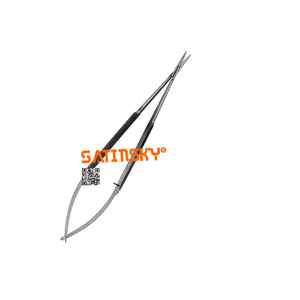Cuchillas de micro longitud Tijeras 14,5 CM Microcirugía Acero inoxidable AISI 420 Manual Certificado CE Garantía de 3 años - Product Image 1