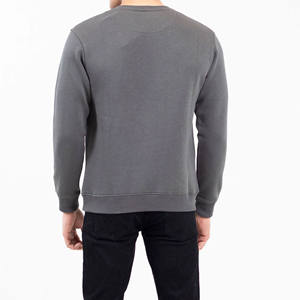 2025 Latest Style Knitted Men Hoodies <b>Sweatshirt</b> Regular Fit Custom <b>Plain</b> Crew Neck High Quality Winter Eco-Friendly Breathable - Product Image 5
