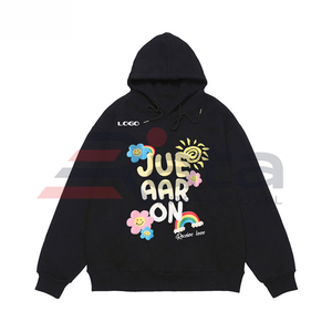 Sweat à capuche pour homme, élégant, en flanelle unie, imprimé numériquement, respirant, coupe-vent, imperméable, en coton épais et lourd pour l'hiver - Product Image 5