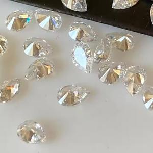 Diamants en vrac taille poire naturelle de haute qualité 0.13 CT à 1.0 CT blanc clair E couleur VVS2 idéal pour bagues colliers et bracelets - Product Image 5