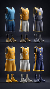 Uniforme de Baloncesto y Fútbol Blanco OEM, Jersey de Fútbol 100% Poliéster, Pantalones Cortos de Baloncesto, Uniforme Deportivo de Baloncesto - Product Image 6