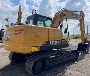 Nouveau SANY 135C hydraulique pelle sur chenilles cabine Cummins Diesel creuser seau avec composants de base Isuzu pompe à engrenages moteur - Product Image 4