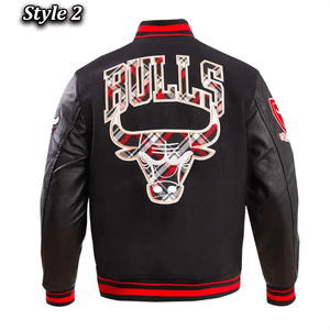 Chaqueta Universitaria Bordada de Lana Chenilla Ecológica, Informal, Transpirable, Estilo Urbano - Product Image 3