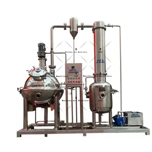 Alcohol Milk Degasser Evaporator Concentrator Machine Tomato Vacuum Concentrator Stainless Steel Evaporator