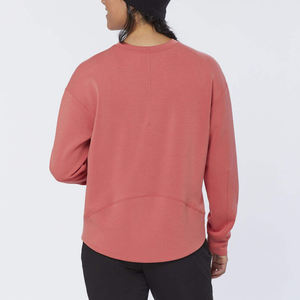 Sudadera de ajuste clásico para mujer, perfecta para capas o looks casuales relajados, sudaderas transpirables de ajuste Regular para mujer - Product Image 2