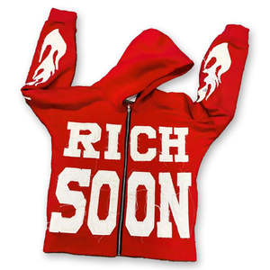 Meilleure vente Sweats à capuche de broderie de détresse Nouveau design Respirant Basics Cotton Blended Bon marché Prix Sweats à capuche de broderie de détresse - Product Image 6