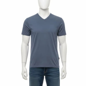 Camisetas de Algodón de Manga Corta con Cuello Redondo para Hombre, Tejido de Algodón Transpirable, Cómodo, Informal, para Uso Diario, Mercado Mayorista de Ropa - Product Image 4