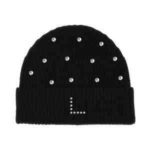 หมวกบีนนี่ไหมพรมอะคริลิคสีพื้นสไตล์ Y2K สำหรับทุกเพศ ตกแต่งด้วยขนกระต่าย ประดับคริสตัล ปักลาย 3 มิติ เหมาะสำหรับการเดินทาง ทำธุรกิจ และไปเที่ยวชายหาด - Product Image 3