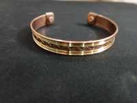 Bracelet manchette en cuivre naturel fait main, accessoire de luxe antique et moderne, style traditionnel indien, exporté par Stylenest