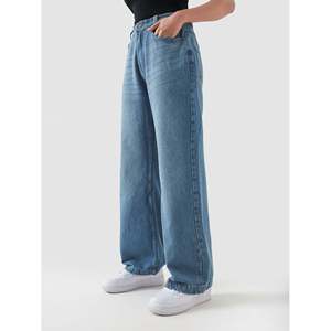 Jeans de Mezclilla CORE Vintage de Pierna Recta en Azul Lavado, con Característica Lavable, 13 OZ, 100% Algodón - Product Image 4