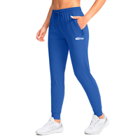 Pantalon de jogging pour femme personnalisé en molleton ultra-doux 100% polyester, avec poches, cordon de serrage, respirant et à séchage rapide
