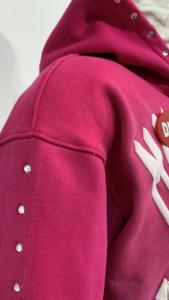 100% algodón Terry Hoodie cómodo sudadera de gran tamaño para hombre con logotipo bordado personalizado Puff estampado Streetwear para invierno - Product Image 5