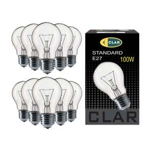 STANDARD CLARA 100W 230V Incandescent <b>Bulbs</b> - Product Image 1
