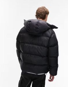 Chaqueta acolchada de invierno, chaqueta de invierno de gran tamaño a prueba de viento, gruesa, cálida, acolchada, para hombre, con logotipo personalizado, ropa de burbujas, chaquetas impermeables acolchadas para hombre - Product Image 2