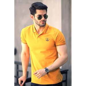 Camiseta Polo Delmont para Hombre, 100% Algodón, Diseño Sólido Básico, Transpirable, Tejido de Punto, Color Oscuro, Parches Bordados, Tallas Grandes XL 6XL - Product Image 5