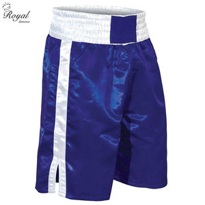 2023 Short de combat avec logo personnalisé Short de boxe de conception unique et simple de haute qualité Nouveau modèle Vêtements de sport OEM pour Muay Thai - Product Image 4