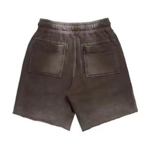 Top Trending ácido lavado grueso algodón tela hombres pantalones cortos moda desgaste Casual uso invierno venta hombres pantalones cortos para venta en línea - Product Image 2