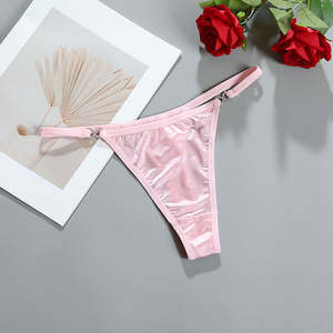 Prix d'usine – Culottes string sexy pour femmes, taille basse, tricotées, sans couture, avec strass, en tissu nylon confortable, lingerie tendance - Product Image 6