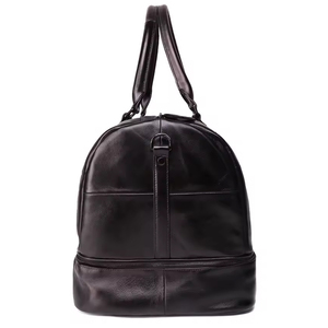 2024 Leather <b>Travel</b> Outdoor Weekender Duffle Luggage Bag Customized Duffle Bag Custom Logo and Color - Product Image 3