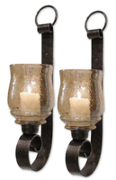 Bougeoirs en fer faits à la main, écologiques, couleur or antique, pour décorations de Noël à la maison, vente en gros