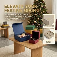 Boîte de présentation de luxe pour produits haut de gamme, durable, élégante, avec livraison à plat exclusive