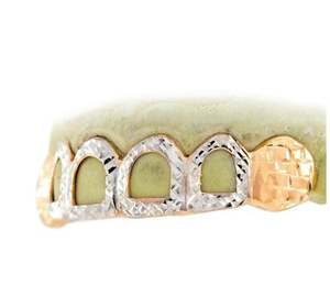 Personalizado Sólido 10K 14K Oro Real Dientes Grillz 925 Plata Corte Permanente Corte Profundo con Kit de Molde Gratis Incluido Colgantes y Dijes Finos - Product Image 2