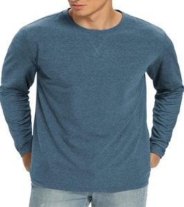 เสื้อลำลองวินเทจแขนยาวของผู้ชายเสื้อลำลองผ้าฝ้าย100% น้ำหนักเบาเล่นกีฬาผ้าแคนวาสสำหรับสวมใส่ทุกวัน - Product Image 1