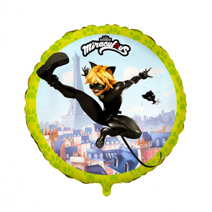 Ballon métallique Catt Noir Coccinelle 45 cm, lot de 2, pour décoration de fête, idéal pour les enfants - Product Image 2