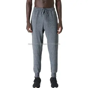 Yan cepler ile erkekler için spor Sweatpants yeni tasarım İpli bel koşu erkekler joggers eğitim slim fit gri ter pantolon