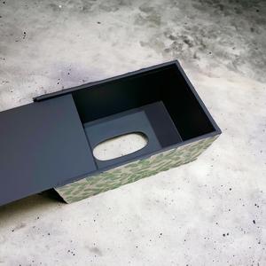 Luxury Walnut Tissue Box | Wooden Paper Holder for <b>Bathroom</b> & Living Room | Modern Desktop Storage Case | Home Decor <b>Organiser</b> - Product Image 2