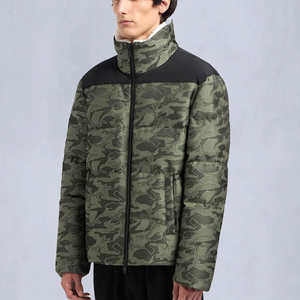 Veste matelassée brillante à capuche de haute qualité pour homme, manteau d'hiver à bulles, sur mesure, grande taille, veste bomber matelassée épaisse, veste d'hiver - Product Image 4