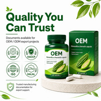Capsules de melon amer en marque blanche OEM ODM, Complément alimentaire, Formule personnalisée, Nutrition végétale, Fabricant en gros