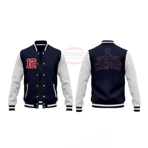 Veste d'université en broderie de manches unisexe, personnalisé, lettrage, Baseball, collège, Sport, veste pour hommes - Product Image 3