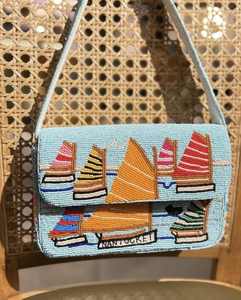 Moda India estilo bohemio diseñador mujeres Boho con cuentas embrague bolsos de mensajero bolso de hombro hecho a mano noche por glowin fashion - Product Image 3