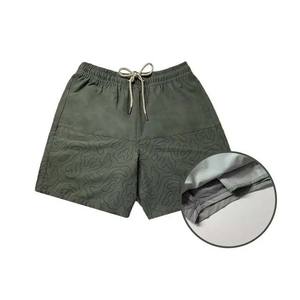 Short de sport pour hommes, 100% coton, solide, respirant, fitness, basket-ball, course, entraînement, activités de plage, cordon de serrage - Product Image 6