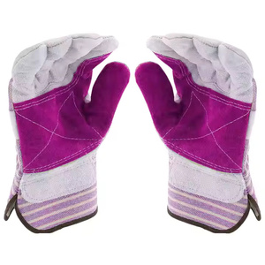 2025 importé hommes Double paume fendue en cuir gants de travail sécurité quotidienne Construction jardinage conduite cour extérieure plaine - Product Image 1