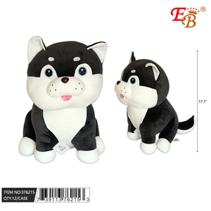 17 \ "simpatico peluche in morbido Velboa e cotone Husky Pug Dog ODM personalizzabile 12 pz/CS PP in cotone con ripieno di simpatico cane in peluche" - Product Image 1