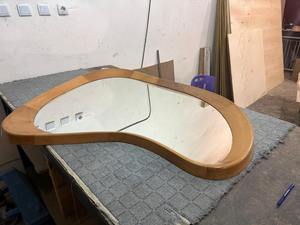 Espejo de Pared Ovalado de Madera Más Vendido para Baño, Decoración de Sala de Estar y Adornos de Pared, Disponible para Exportación - Product Image 5